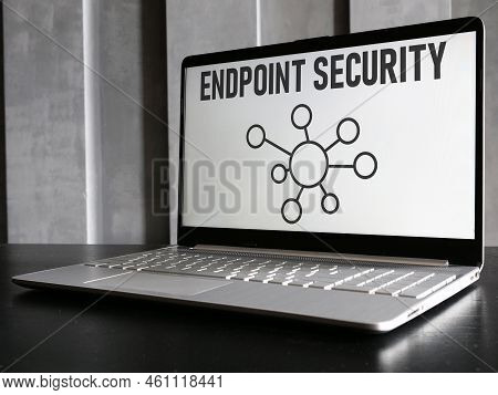 Endpoint Security Is Shown Using A Text