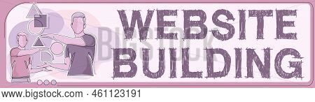 Handwriting Text Website Buildingtools That Typically Allow The Construction Of Pages. Business Show