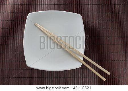 お箸でプレート