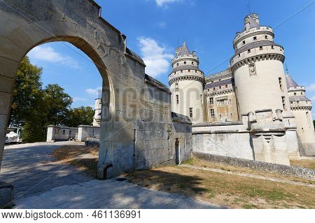 Pierrefonds Is A Castle Situated In The Commune Of Pierrefonds In The Oise Department In The Region 
