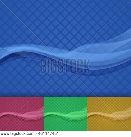 Strict Background For Creative Business Documents. Vector Wave. Eps10 Opacity
