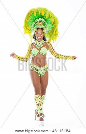Brazilian samba dancer