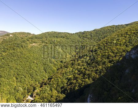 Aerial View Of Erma River Gorge, Bulgaria