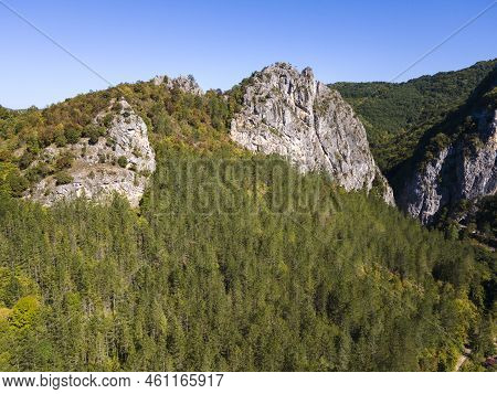 Aerial View Of Erma River Gorge, Bulgaria