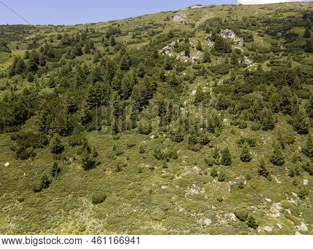 Aerial View Of Pirin Mountain Near Begovitsa Hut, Bulgaria