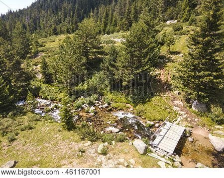 Aerial View Of Pirin Mountain Near Begovitsa Hut, Bulgaria