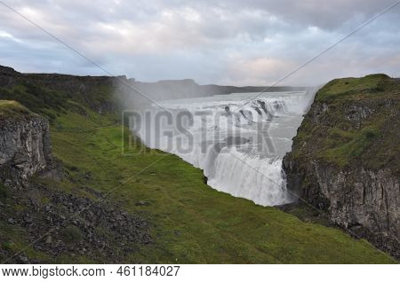 Gullfoss Waterfall, Iceland.
