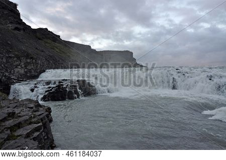 Gullfoss Waterfall, Iceland.