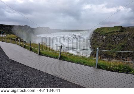 Gullfoss Waterfall, Iceland.