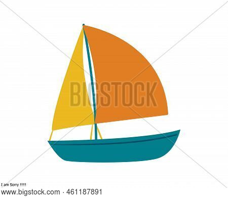 Travel Boat Vector Or Illustration Drawing Yacht Vehicle Water Boating Travelling Transport Graphics