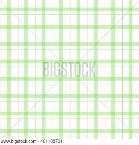 Checkered Square Seamless Pattern Symmetrical Green Geometric