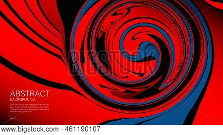 Red Abstract Wave Background, Wave Vector, Geometric Vector, Minimal Texture, Web Background, Red Co