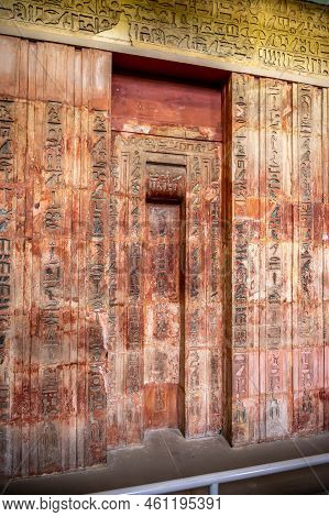 London, Uk - August 19, 2022: Egyptian Exhibits Inside The Famous British Muesum In London.