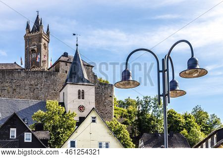 Tower Of Wilhelmsturm Wilhelmstower In Dillenburg Hesse.