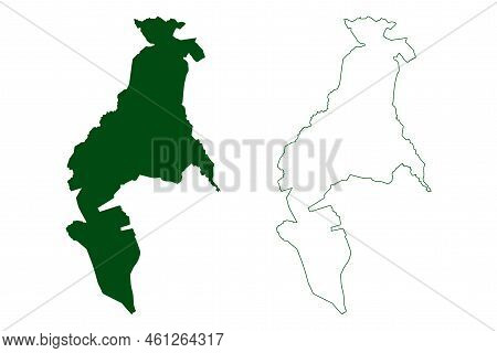 Malinaltepec Municipality (free And Sovereign State Of Guerrero, Mexico, United Mexican States) Map 