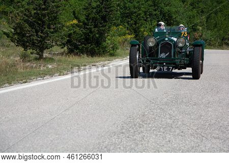 Alfa Romeo 8C 2300 Monza 1933 On An Old Racing Car In Rally Mille Miglia 2022 The Famous Italian His