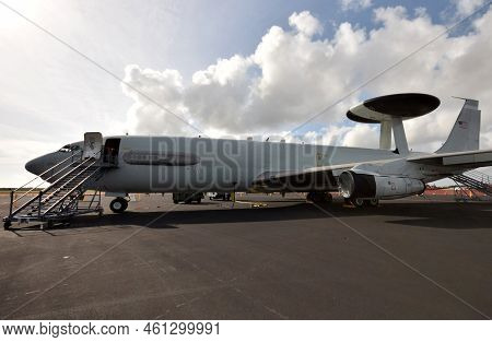 Reconnaisance Airplane From The Air Force Prepares For Mission