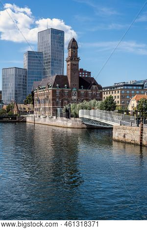 Landmark Buildings Of Malmo In Sweden On A Sunny Day