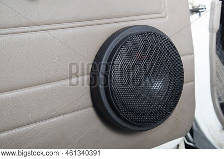 Car Acoustics.car Audio Systems.installing The Speaker System On The Car.