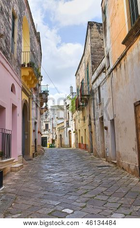 Vicolo. Tricase. Puglia. Italia.