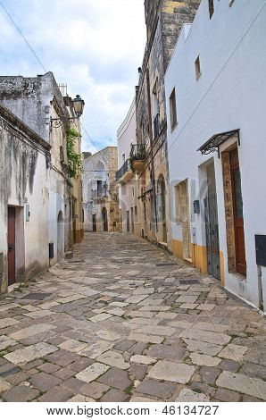 Vicolo. Tricase. Puglia. Italia.