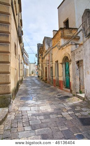 Vicolo. Tricase. Puglia. Italia.