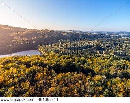 Jizera Mountain Beechwood, Czech: Jizerskohorske Buciny, Unesco World Heritage. Autumn Time Colorful