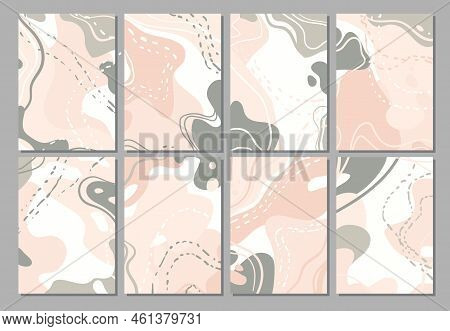 Abstract Design Treny Cards Set Vector Illustration Vector Illustration. Jewelry Display Cards Desig