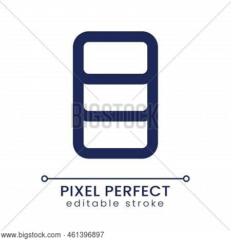 Data And Storage Management Pixel Perfect Linear Ui Icon. Cache. Device Memory Capacity. Gui, Ux Des