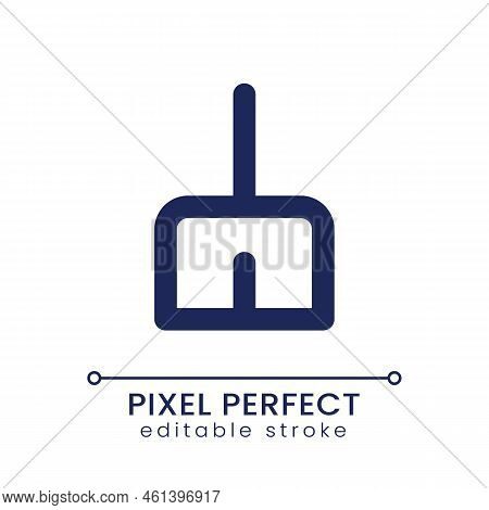 Broom Pixel Perfect Linear Ui Icon. Erase Messages History. Clear Cache. Digital Tool. Gui, Ux Desig