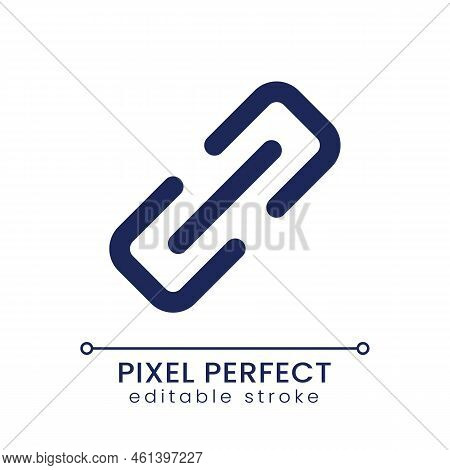 Hyperlink Pixel Perfect Linear Ui Icon. Website Reference. Redirect Link. Communication. Gui, Ux Des