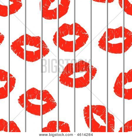 nahtlose Lippen Muster