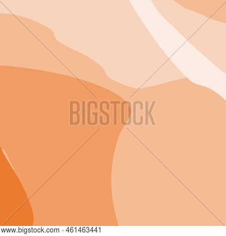 Abstract Background Texture In Trendy Autumnal Monochrome Shades In Watercolor Manner. Copyspase