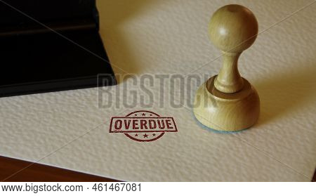 Overdue Stamp And Stamping