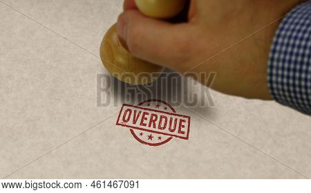 Overdue Stamp And Stamping