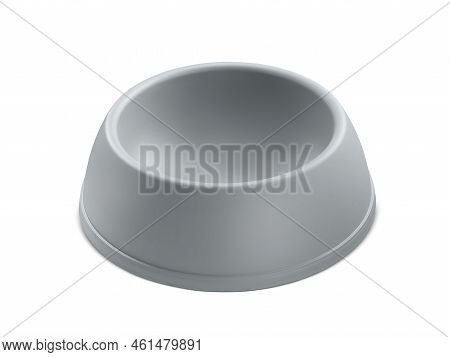Pets Bowl Isolated On White Background. For Design