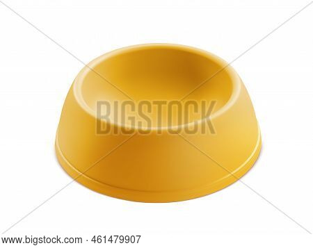 Pets Bowl Isolated On White Background. For Design