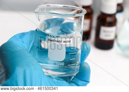 Retinoic Acid Is A Chemical Ingredient In Beauty Product, Chemicals Used In Laboratory Experiments