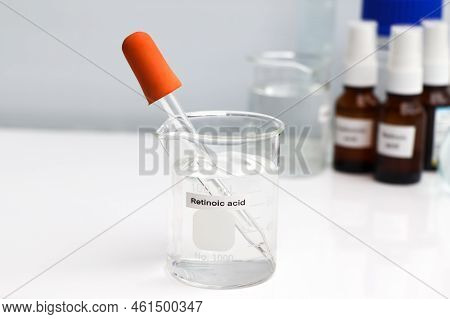 Retinoic Acid Is A Chemical Ingredient In Beauty Product, Chemicals Used In Laboratory Experiments