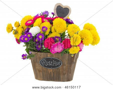 buket af aster og mor blomster