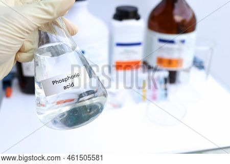 Phosphoric Acid In Glass, Chemical In The Laboratory And Industry
