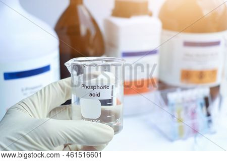 Phosphoric Acid In Glass, Chemical In The Laboratory And Industry