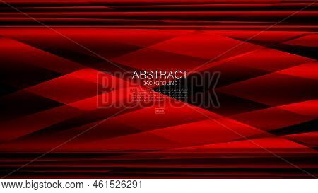 Red Abstract Polygon Background, Polygon Vector, Geometric Vector, Minimal Texture, Web Background, 