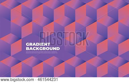 Abstract Colorful Gradient Geometric Background. Modern Background Design  For Presentation Design. 