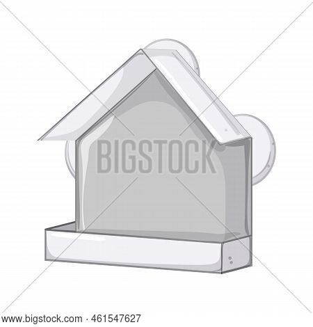 Wildlife Feeder Bird Cartoon. Wildlife Feeder Bird Sign. Isolated Symbol Vector Illustration