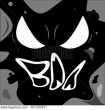 Ghost Vector For Postcards And Text Booo