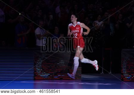 Ankara, Turkiye - June 05, 2022: Aydin Ilkin In Turkiye Vs Belgium Vnl Pool Match In Ankara Arena