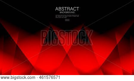 Red Abstract Polygon Background, Polygon Vector, Geometric Vector, Minimal Texture, Web Background, 