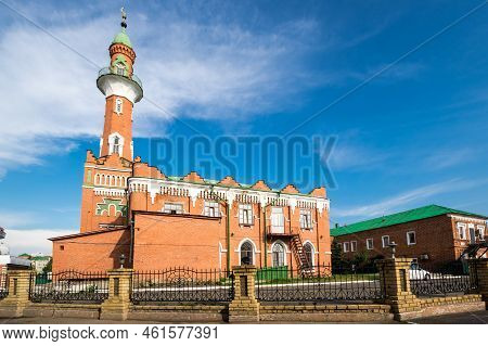 The Thousandth Anniversary Of Islam Mosque (also Known As The Mosque Across The Kaban Lake) In Kazan