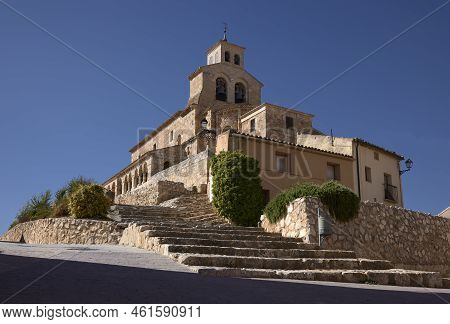 San Esteban De Gormaz (spain), September 5, 2022. Church Of Santa María. It Is A Town In The Provinc